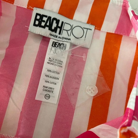 Beach Riot | Alexa Cotton Top in Sunset Stripes - Picture 7 of 8